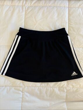 Adidas Black Tennis Skort Athletic Golf Skirt